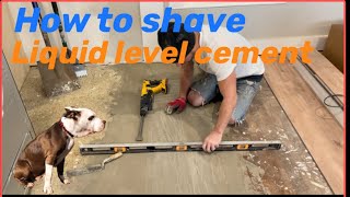 How to remove liquid leveler that’s dry small areas, bumps and humps ￼ by DO IT YOURSELF ITS EASY 296 views 4 months ago 56 seconds