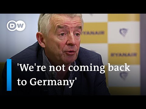 Ryanair ceo says germany is losing out because of high airline fees | dw news