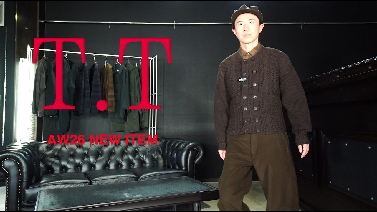 T.T - 【ラスト1点（40）】LOT.506 DB CARDIGAN SILK WOOL BLACK