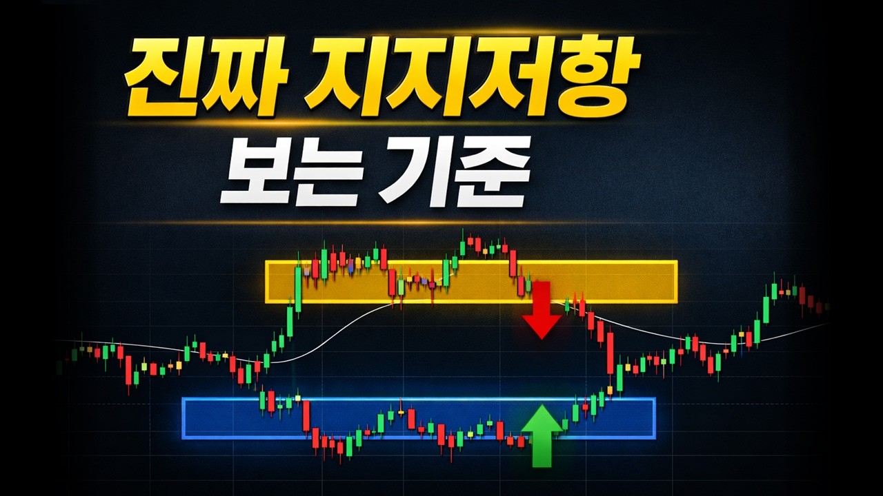 지지저항 제대로 보는 기준 (이걸로 끝냅니다)