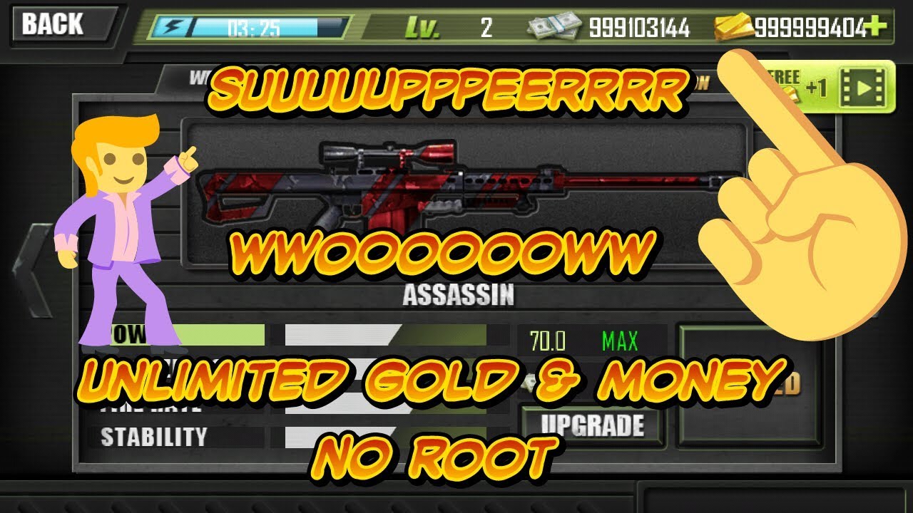 HACK MODERN SNIPER ANDROID unlimted GOLD by NE Game Zone HACK MODERN SNIPER ANDROID unlimted GOLD by NE Game Zone -