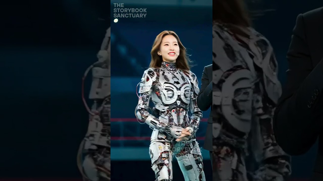 Humanoid is shy to be introduced. 