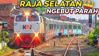 SPEEDING WITHOUT MERCY!! UNTIL IT WOES AWAY PAST THE SWITCH! Hunting for the Raja Selatan Train i...