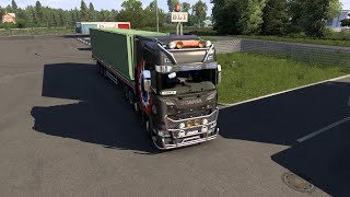 Euro Truck Simulator 2 2024 green route with powerfull scania