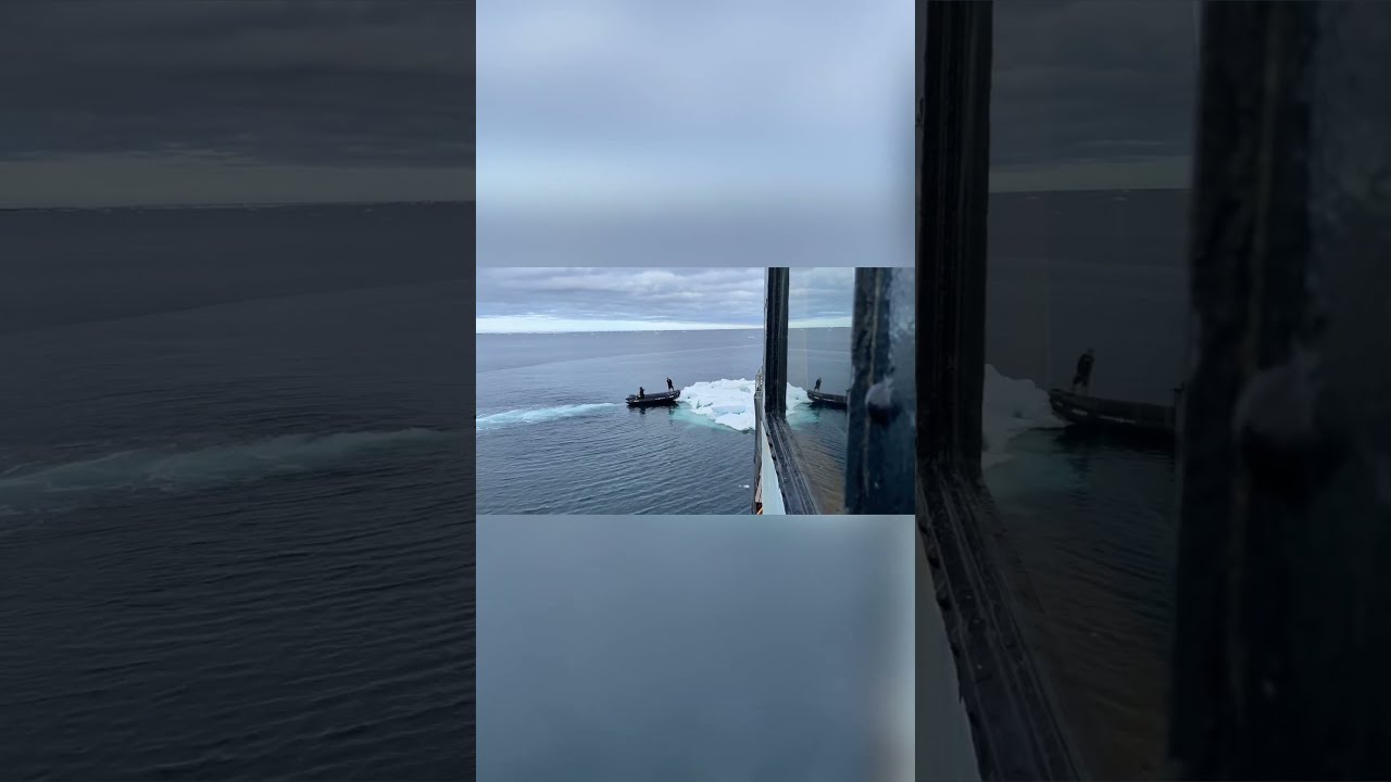 Small Boat vs Giant Iceberg ⛵️❄️ Time-Lapse 