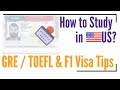 How to Study in US Without Money? GRE, TOEFL &amp; F1 Visa Tips