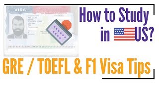 How to Study in US Without Money? GRE, TOEFL & F1 Visa Tips