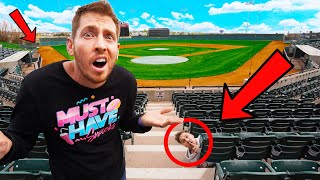 HIDE AND SEEK IN EMPTY BASEBALL STADIUM!