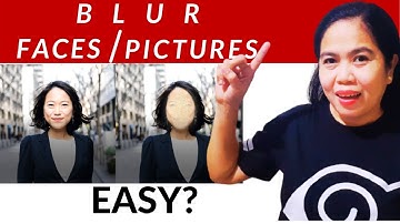 BLUR FACES OR PART OF PICTURE IN WORD // amethy