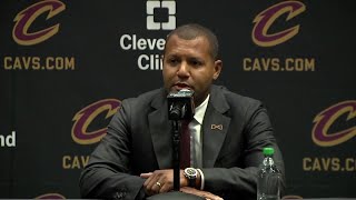 Celebrity Cavs excutive Koby Altman speaks to press about OVI arrest Net Worth
