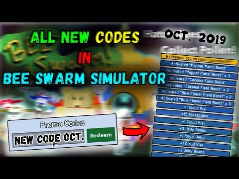 All New Codes On Bee Swarm Simulator October 2019 Roblox Youtube - roblox song id logic 1 800 patched youtube