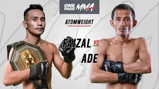 FAIZAL LASE VS ADE PERMANA || FULL FIGHT ONE PRIDE MMA 70 JAKARTA