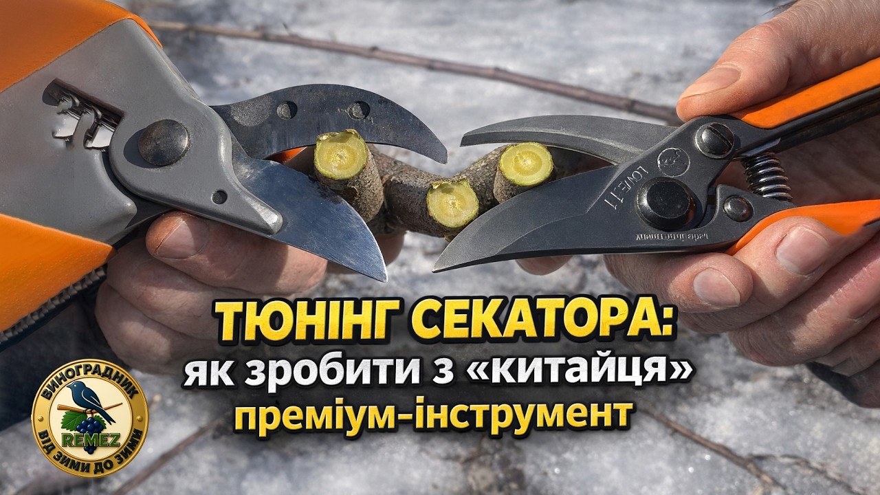 Тюнінг секатора: як зробити з «китайського» секатора преміум-інструмент