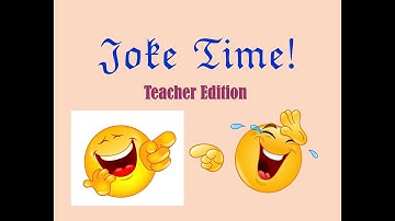 Joke Time Teacher Edition with Ms. Winckler (3:57)