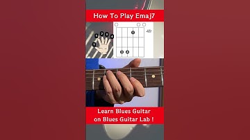 How to play the Emaj7th using open strings on guitar #shorts