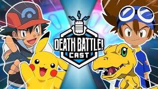 Ash &amp; Pikachu VS Tai &amp; Agumon | DEATH BATTLE Cast #310