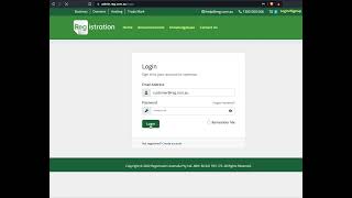 Registration - Register a new domain name
