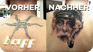 AUGE MIT TENTAKELN? Cover Up: Ronja Block rettet verpfuschte Tattoos | taff | ProSieben