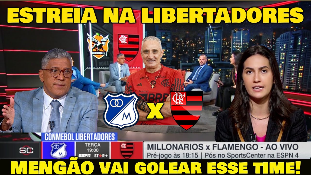 ADVERSÁRIO DO FLAMENGO NA ESTREIA DA LIBERTADORES! MILLONARIOS VEM ...