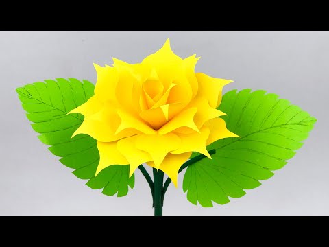 3D Beautiful Paper Flowers Easy | Home Decor | Flower Making With Paper | Easy Crafts | Crafts DIY