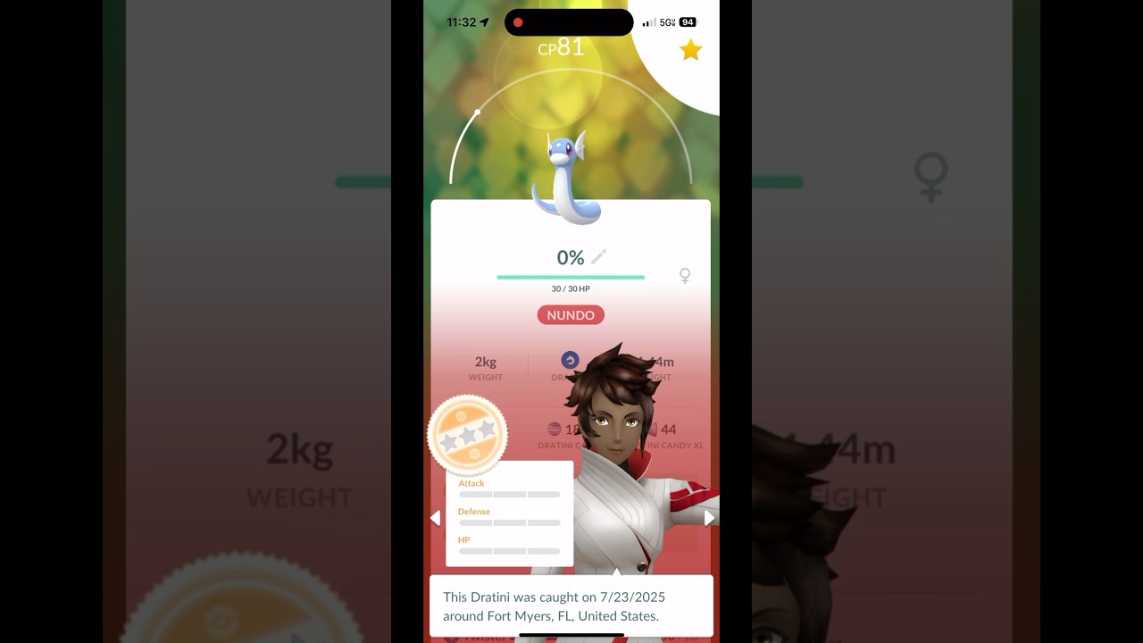 I EVOLVED A NUNDO DRATINI IN POKEMON GO!!!! 