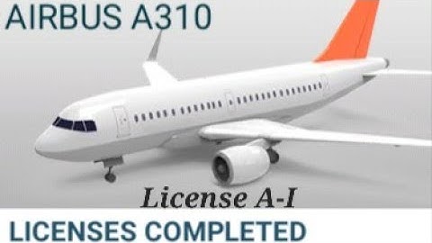 Airline commander Airbus A310 All licenses (A-I) walkthrough