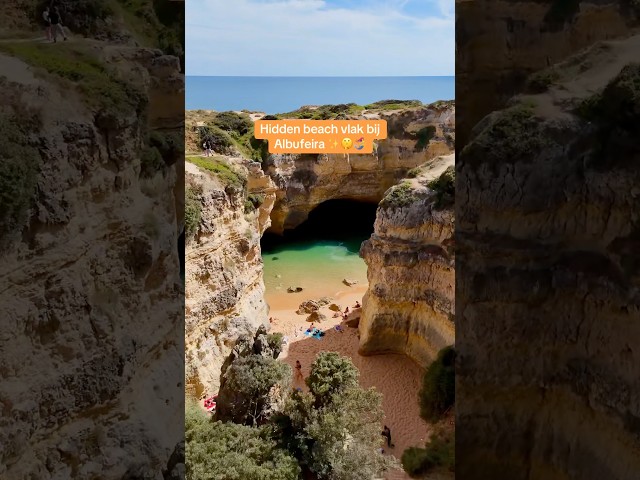 Verborgen strandje vlak bij Albufeira 🧜‍♀️