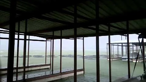 Lake Lavon storm 7-14-12