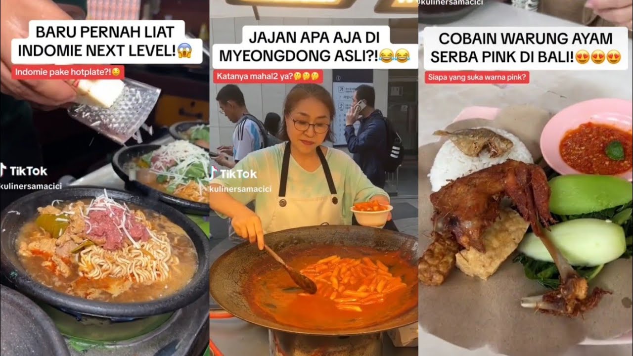 kumpulan vidio tik tok terbaru @kulinersamacici || #kumpulanvidiotiktok #makanan 🍜🍔#jajanankekinian