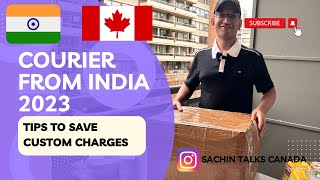 My first Courier from India to Canada 2023| Rakhi | Courier and Custom charges| Rakhi courier charge