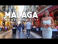 Malaga city spain wonderful city may 2024 update la noche en blanco costa del sol  andaluca 4k