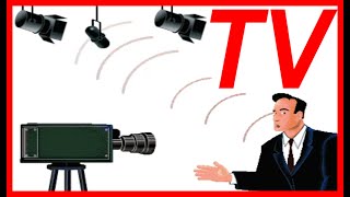 TV TRANSMISSION HOW DOES TELEVISION GET TO OUR HOME? CAMERA ANIMATED DEMONSTRATION