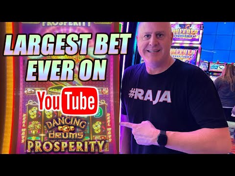 $100 SPINS!!! ★ THE BIGGEST BET YOU'LL EVER SEE ON DANCING DRUMS PROSPERITY!