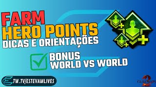 UNDERSTAND HOW TO FARM HERO POINTS IN GUILD WARS 2 -