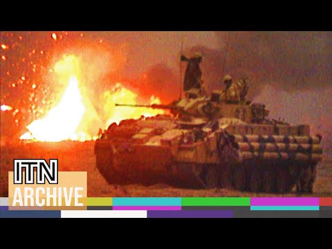 Intense Gulf War Combat Footage still