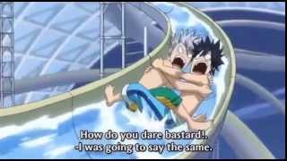 Fairy Tail OVA 5 Funny Scene - Gray and Lyon on Love-Love Slide