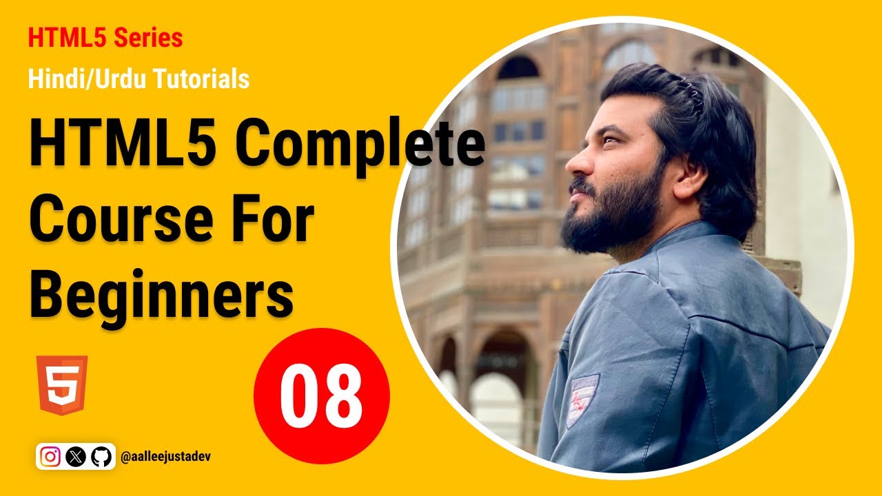#html5 Forms and Input Types in Hindi and Urdu | #html5basics - YouTube