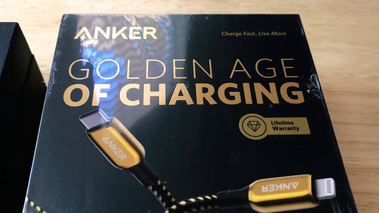 Anker 24K Pure Gold USB-C to Lightning Braided Cable Review 12-10 