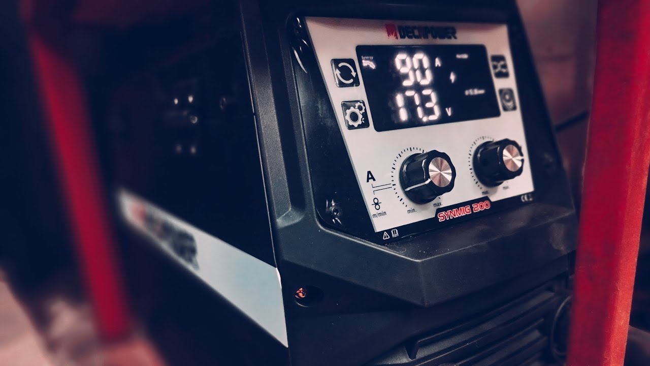 сварочный аппарат DECAPOWER SYNMIG 200 пробуем варить