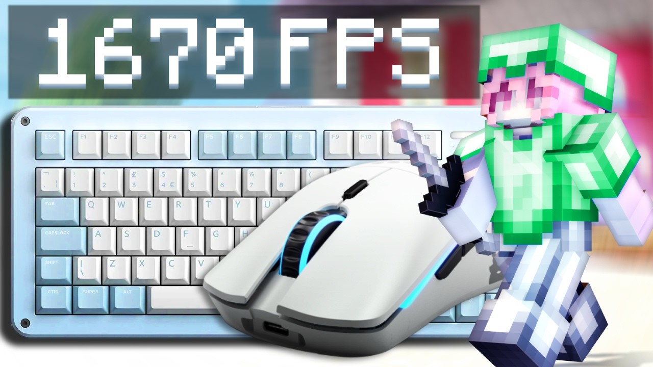 Hive Bedwars Keyboard & Mouse ASMR [4k 240FPS] [Creamy Modded Keyboard]