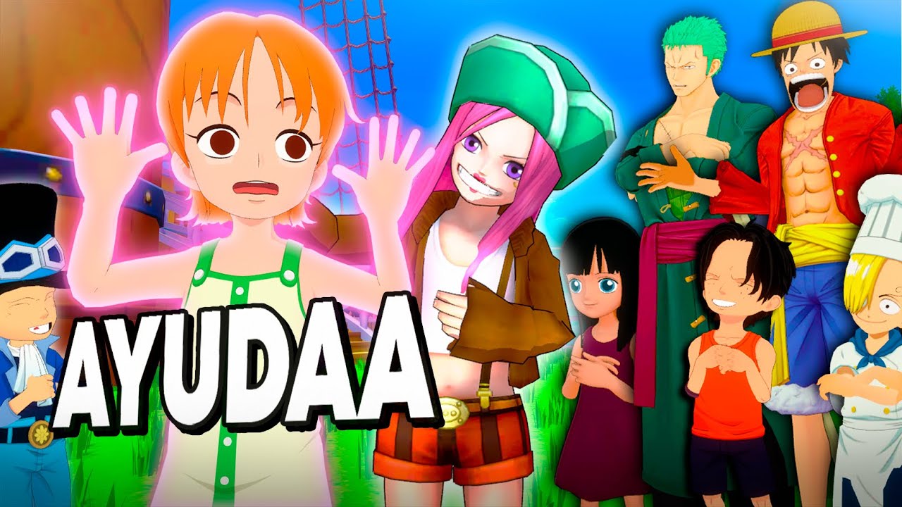 BONNEY CONVIERTE A LOS SOMBRERO DE PAJA EN NIÑOS | ONE PIECE VR