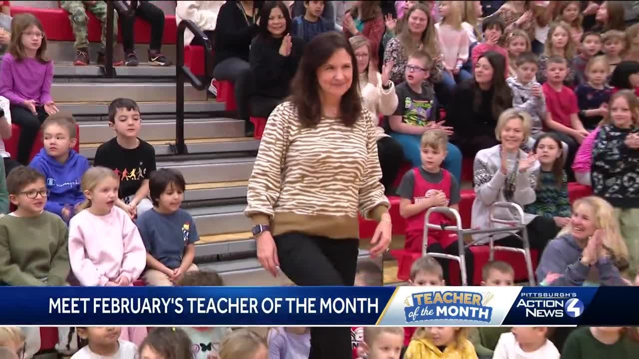 WTAE visits Avonworth School District to surprise our Teacher of the Month