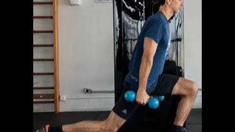 Avanço com Halteres #musculação #saude