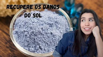 Como usar argila azul?