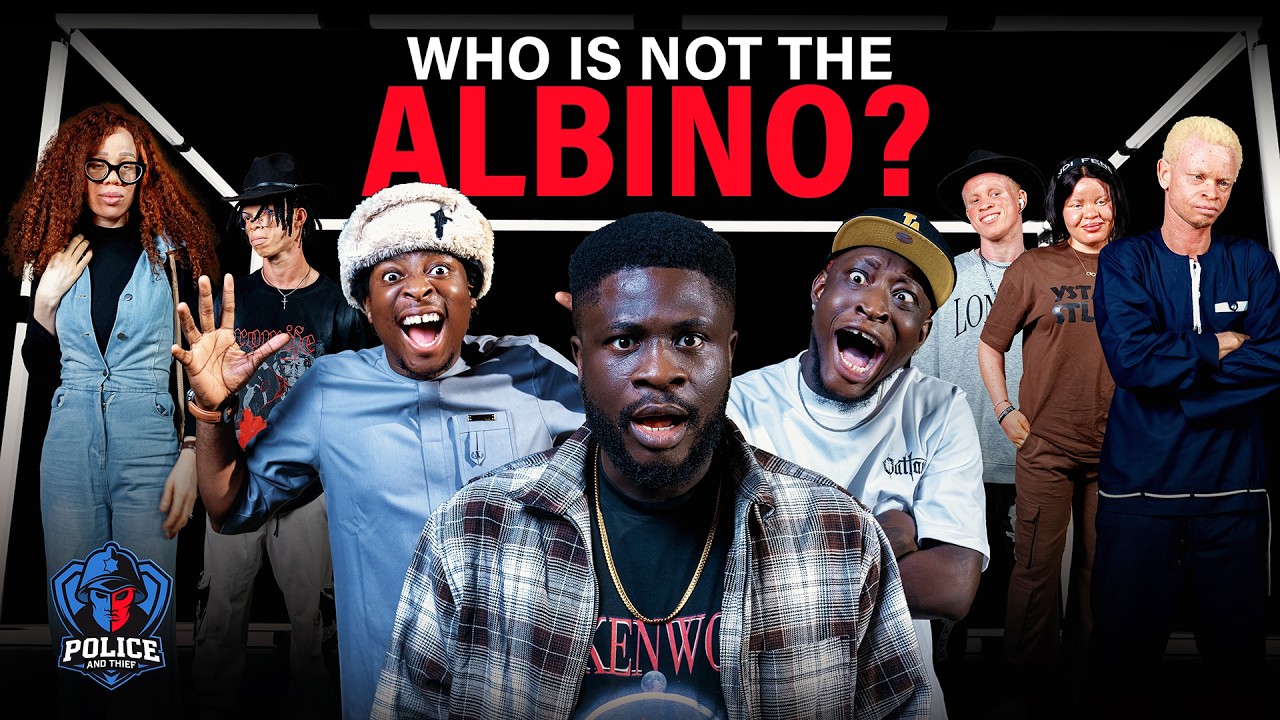 5 Albinos  VS  3 Fake Albino  || Sydneytalker | Carterefe | Police and Thief