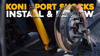 Koni Sport Shocks Install & Review // Mustang Suspension Upgrade!