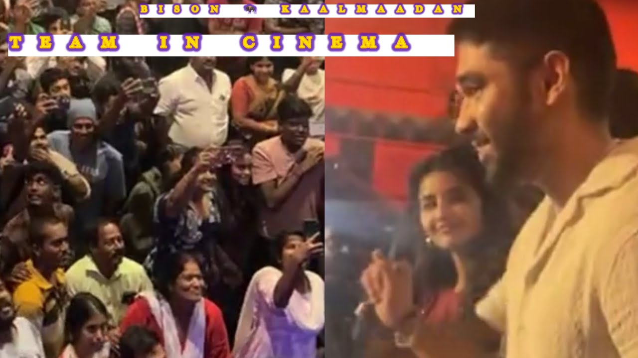 Bison kaalmaaadan movie actor & director welcome verti cinema in Chennai ￼