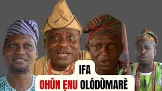IFA: IMO ATIJO TO SI N SAKOSO AYE TITI DI ONI.