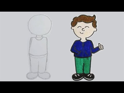 Zo teken je een cartoon jongen! - In stappen (MAKKELIJK)