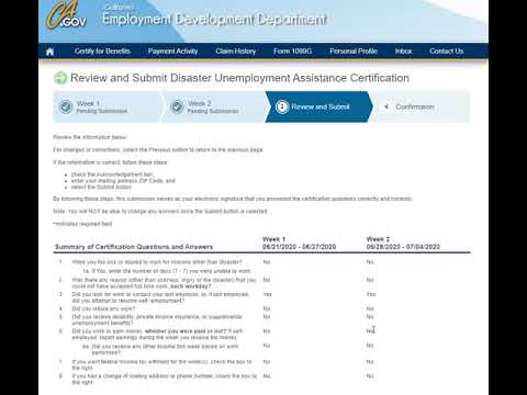 How to Certify for Unemployment Benefits Online on the EDD Website in California